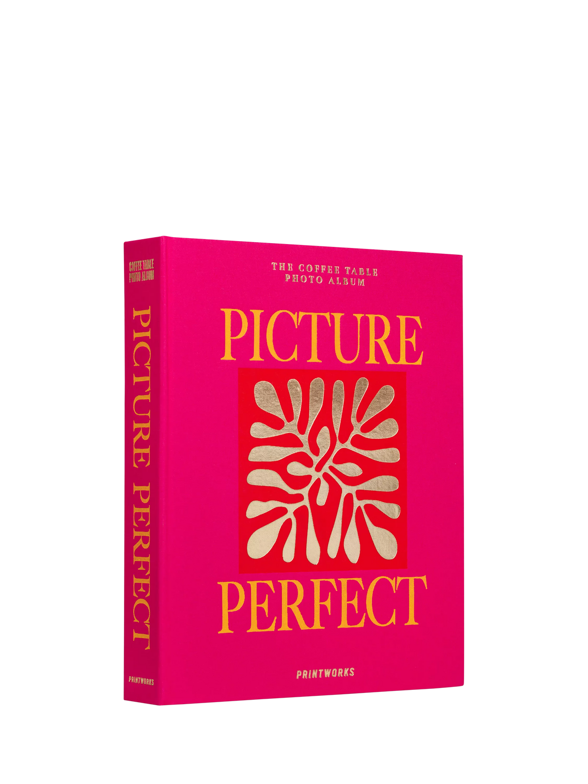 PRINTWORKS Picture Perfect coffee table photo album in pink - British product