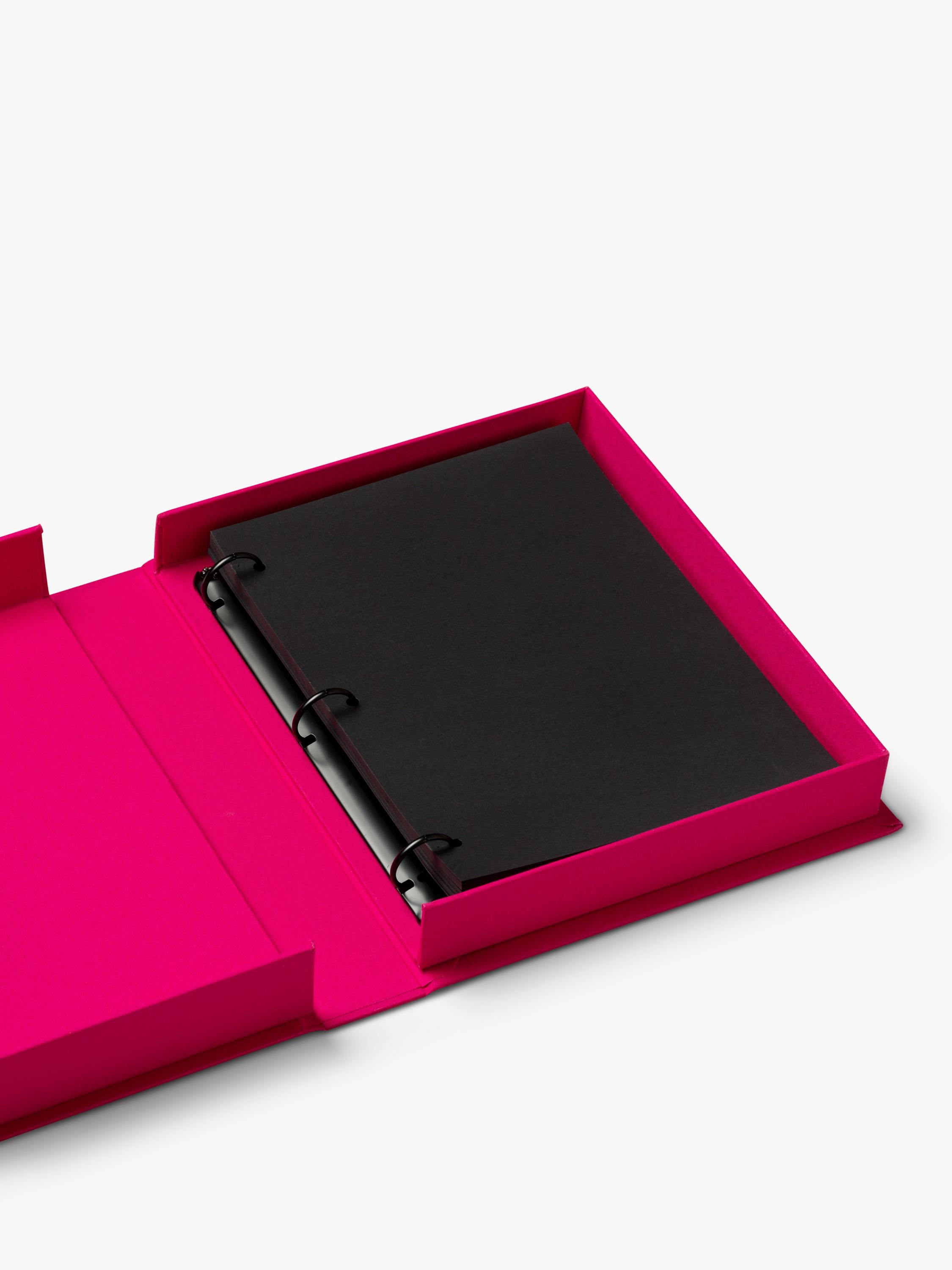 PRINTWORKS Picture Perfect coffee table photo album in pink - British product