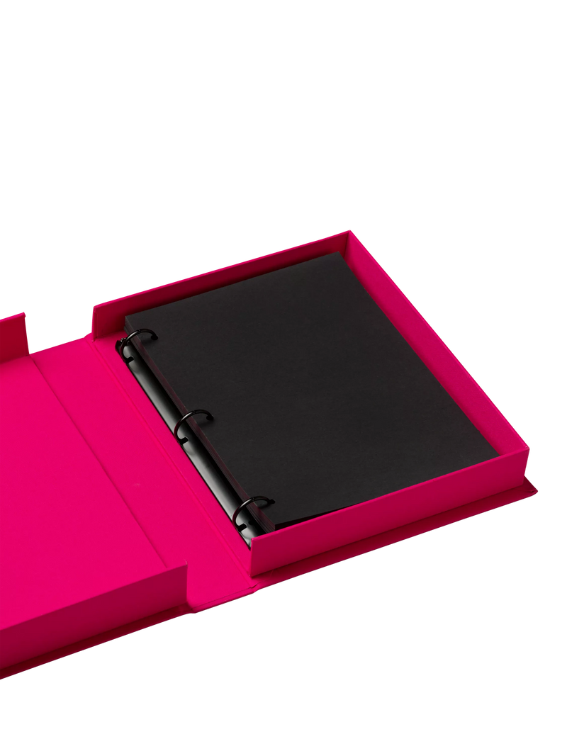 PRINTWORKS Picture Perfect coffee table photo album in pink - British product