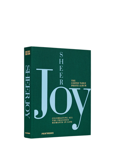 John Lewis Printworks Sheer Joy Coffee Table Photo Album, Green- Buy online at McGrocer