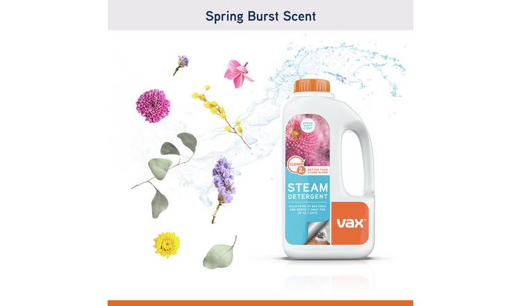 Vax Spring steam detergent twin pack 2x1L, UK version