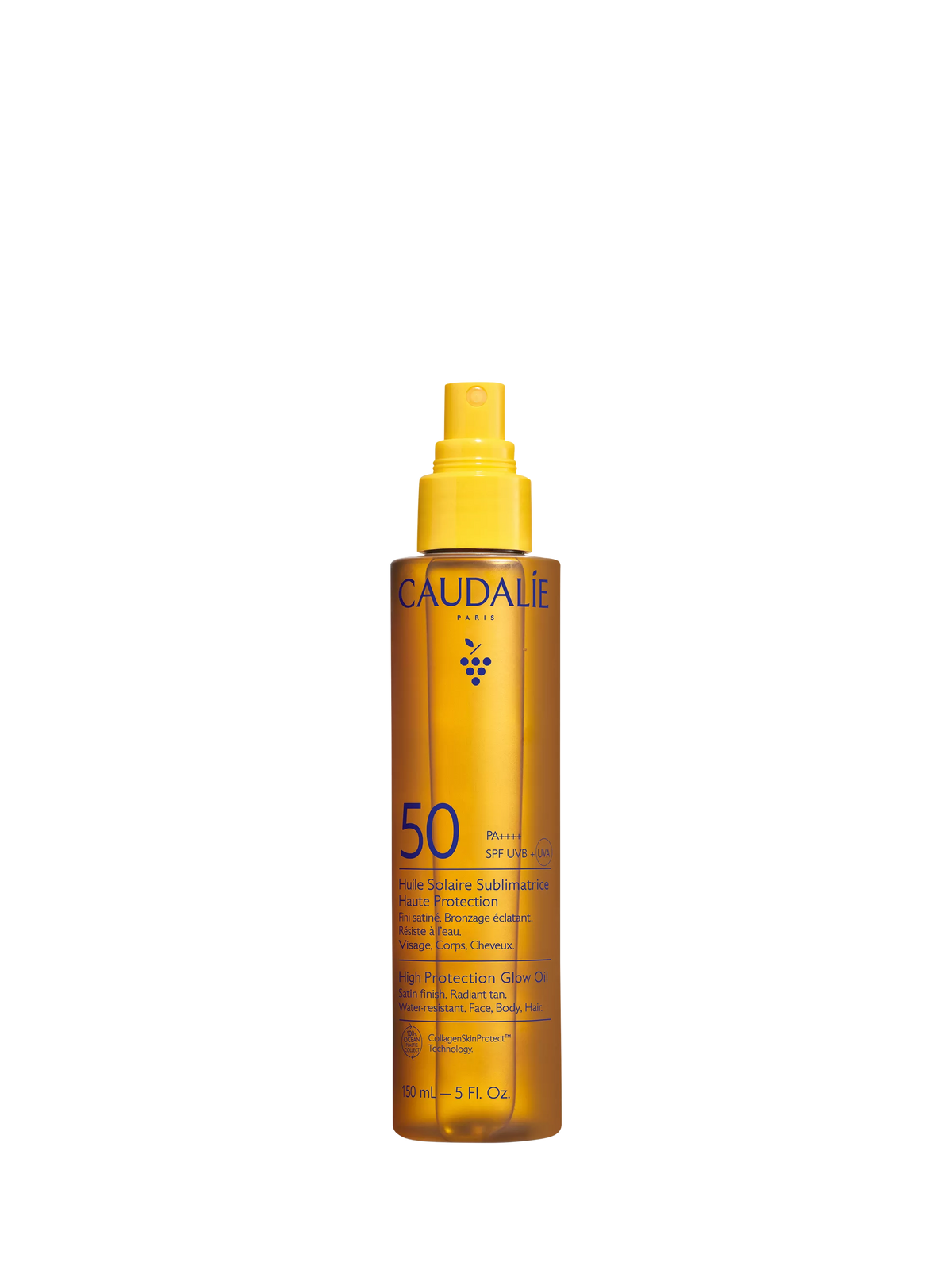 Caudalie Vinosun glow oil SPF 50 150ml, imported from the UK