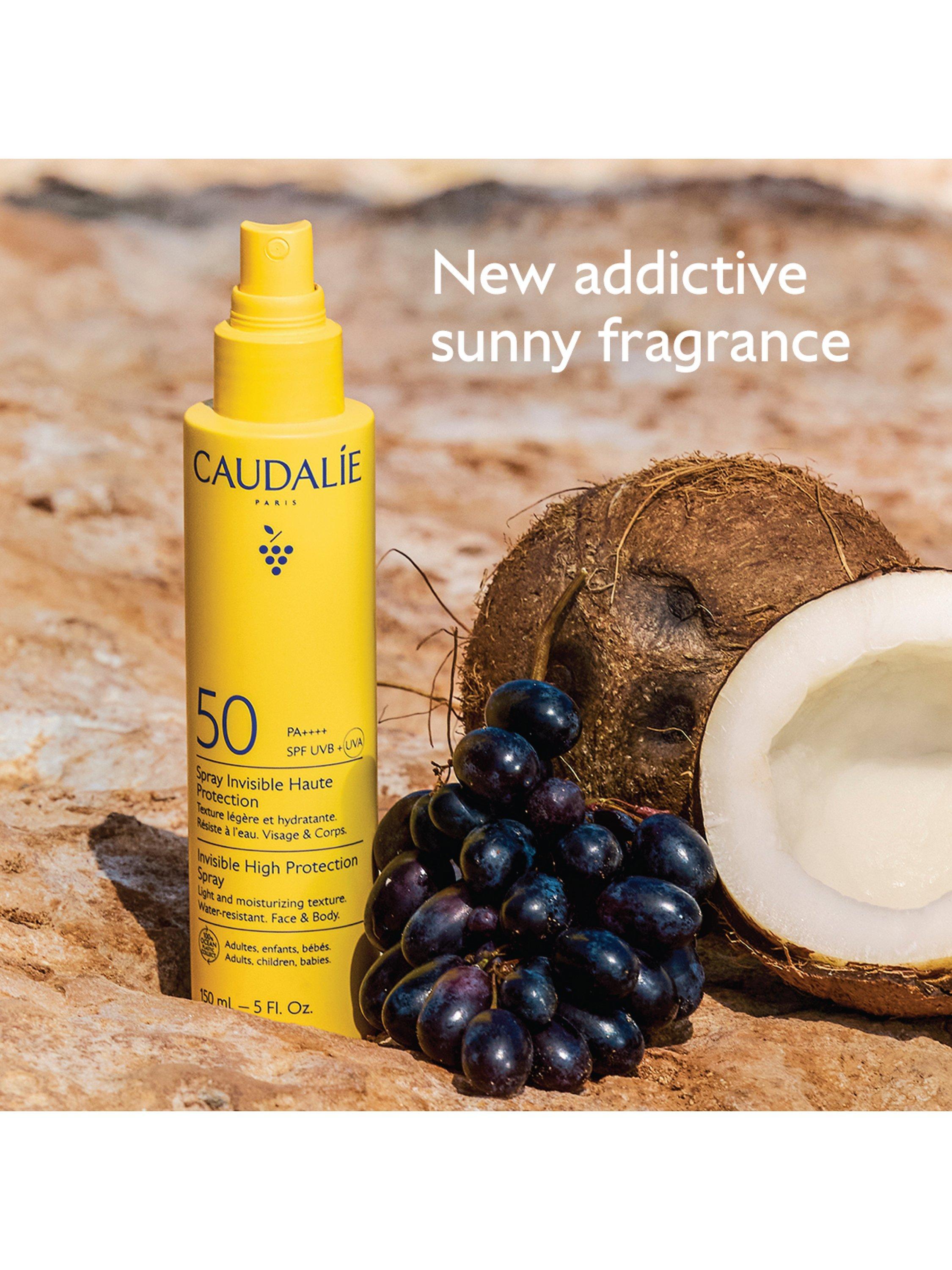 Caudalie invisible high protection sunscreen spray SPF 50 150ml, imported from the UK