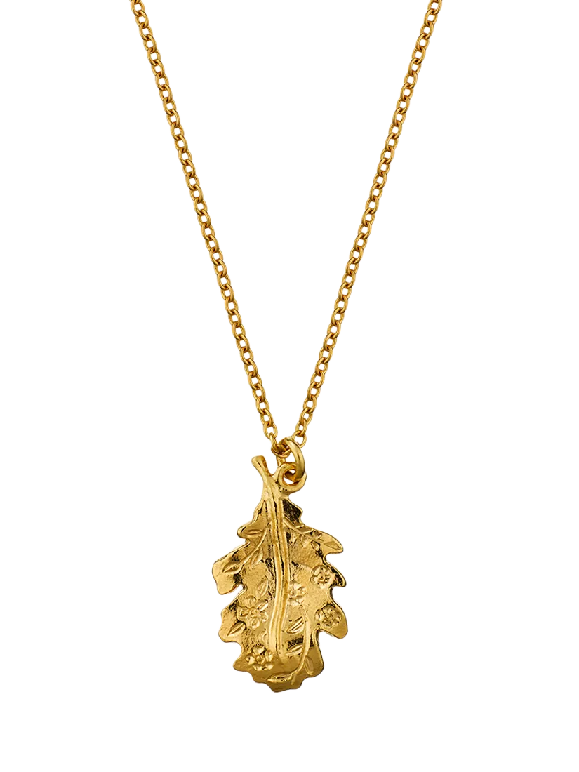 Alex Monroe pendant necklace yellow gold 16-18 inch, UK version
