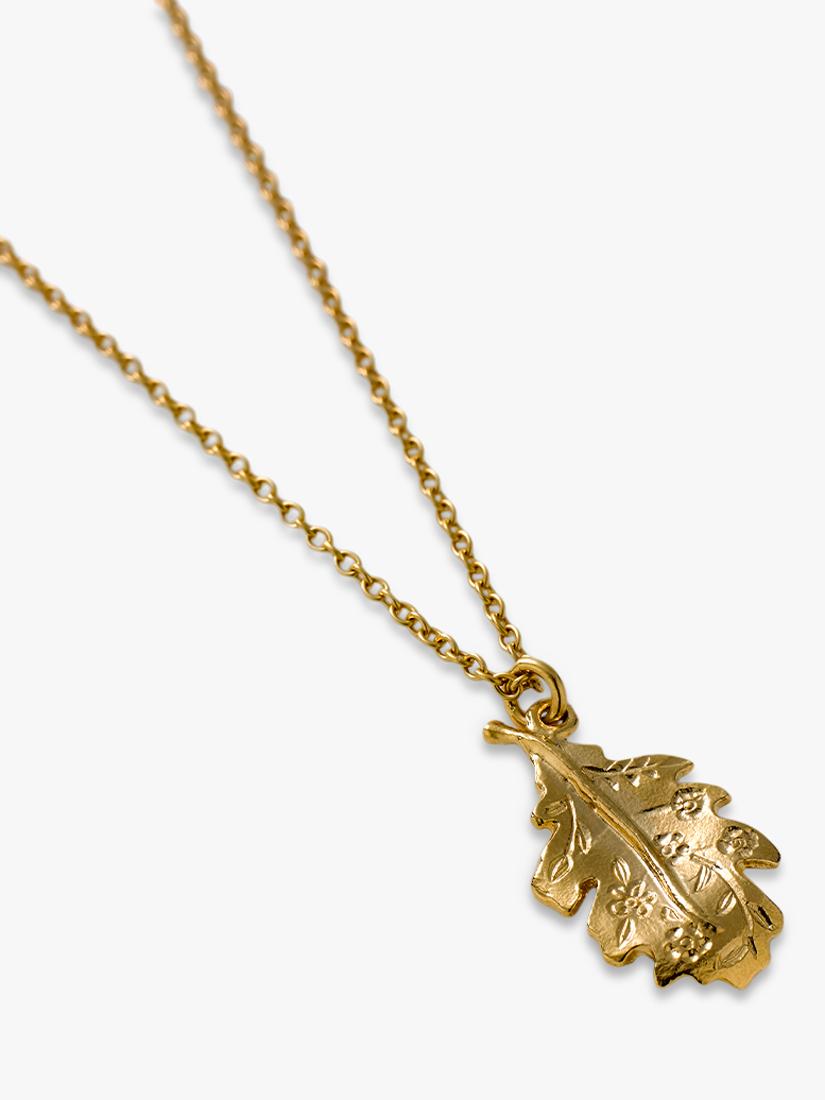 Alex Monroe pendant necklace yellow gold 16-18 inch, UK version