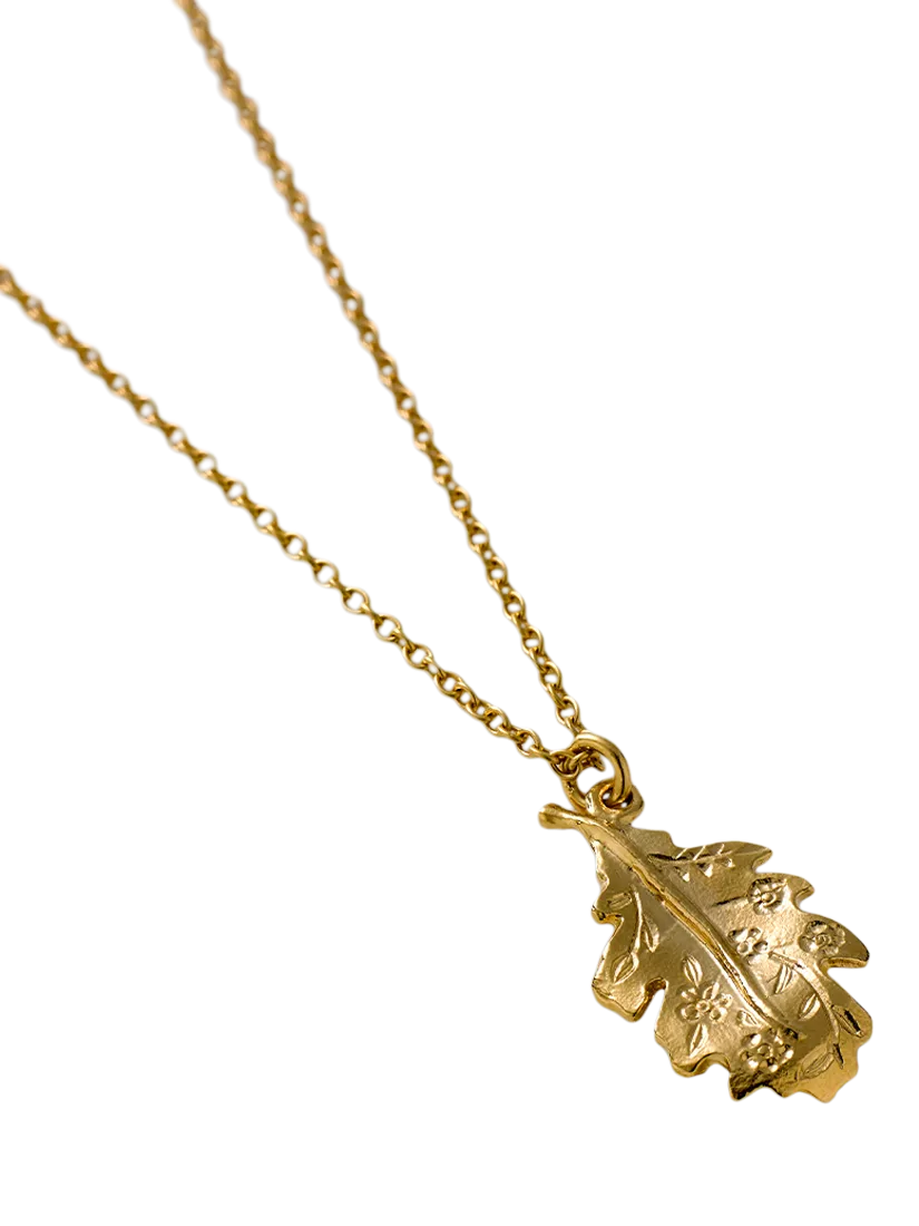 Alex Monroe pendant necklace yellow gold 16-18 inch, UK version