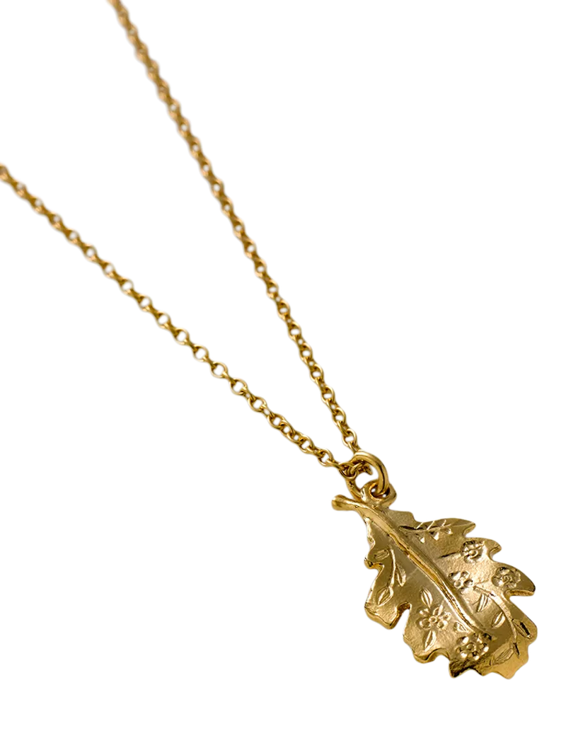 Alex Monroe pendant necklace yellow gold 16-18 inch, UK version