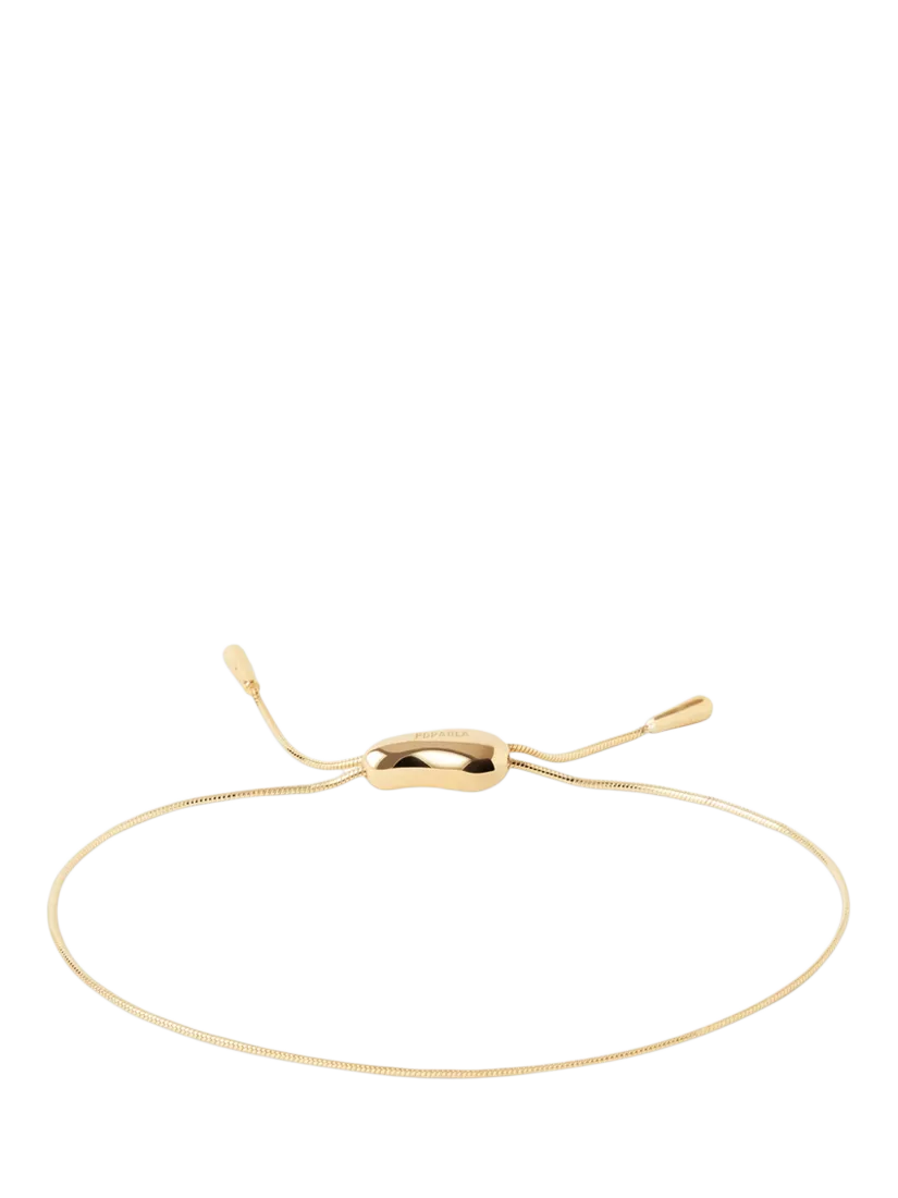 PDPAOLA Rodeo Slider Bracelet, Gold