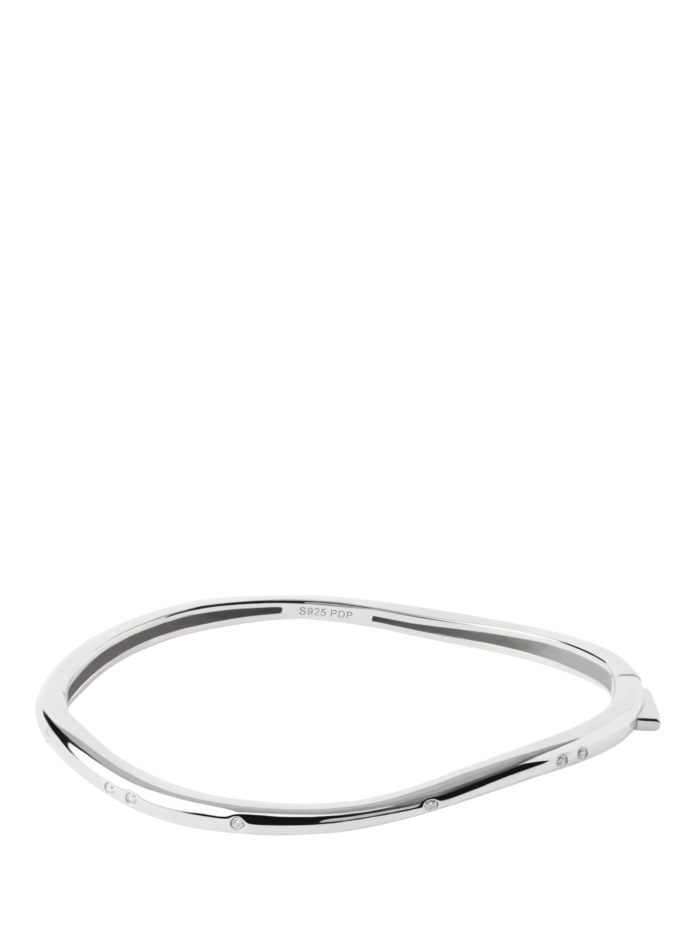 PDPAOLA Cubic Zirconia Gold Plated Bangle