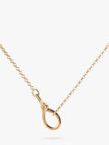PDPAOLA gold stacker clasp necklace, imported from the UK
