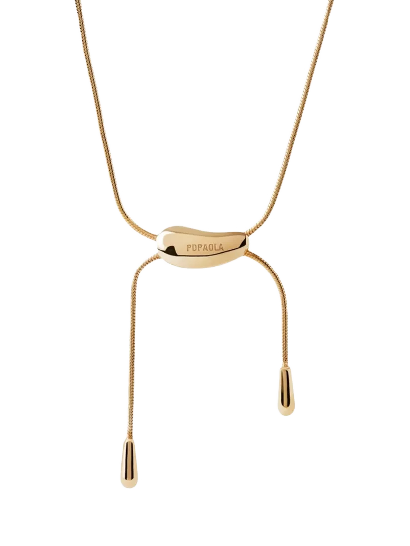 PDPAOLA Rodeo Slider Choker Necklace, Gold