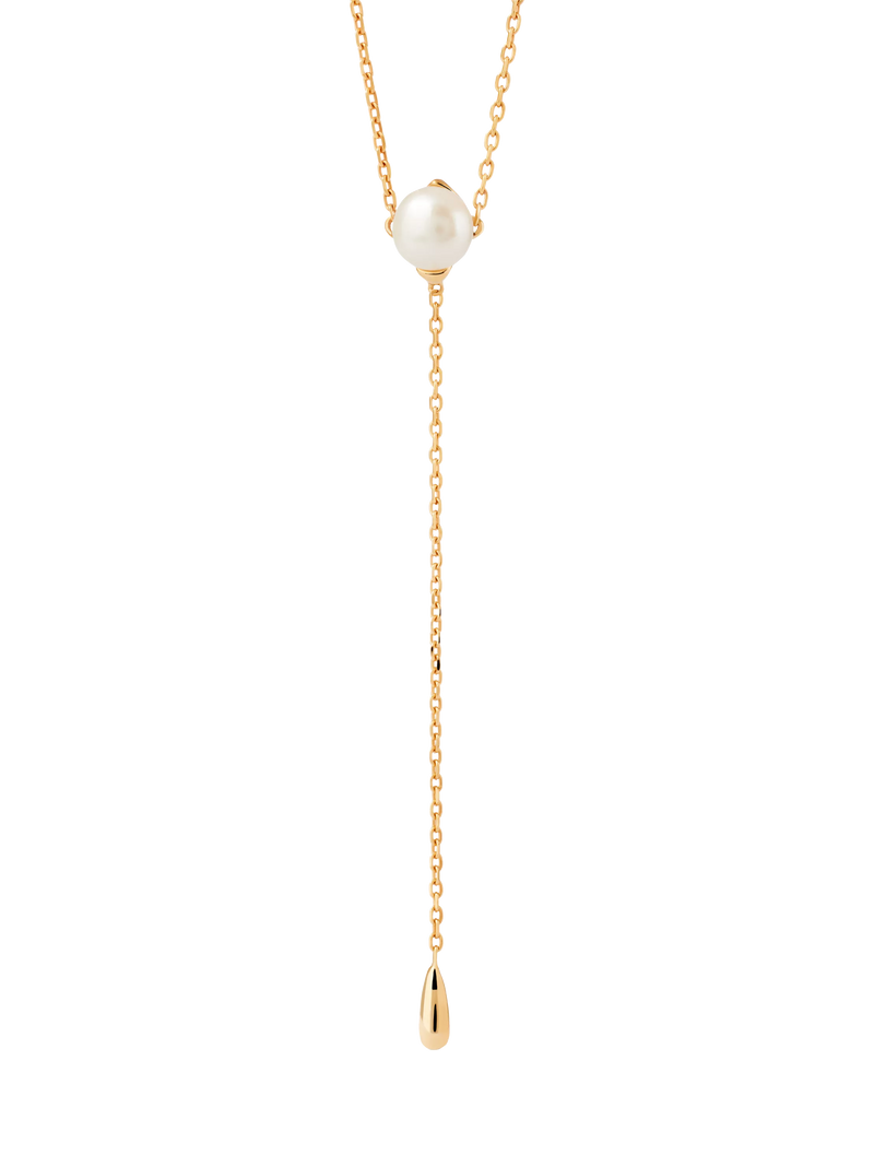 PDPAOLA Gemstone Chain Drop Necklace 50cm