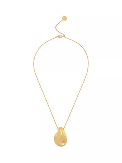 John Lewis Reiss Tallula Tumbled Metal Pendant Necklace Gold- Buy online at McGrocer