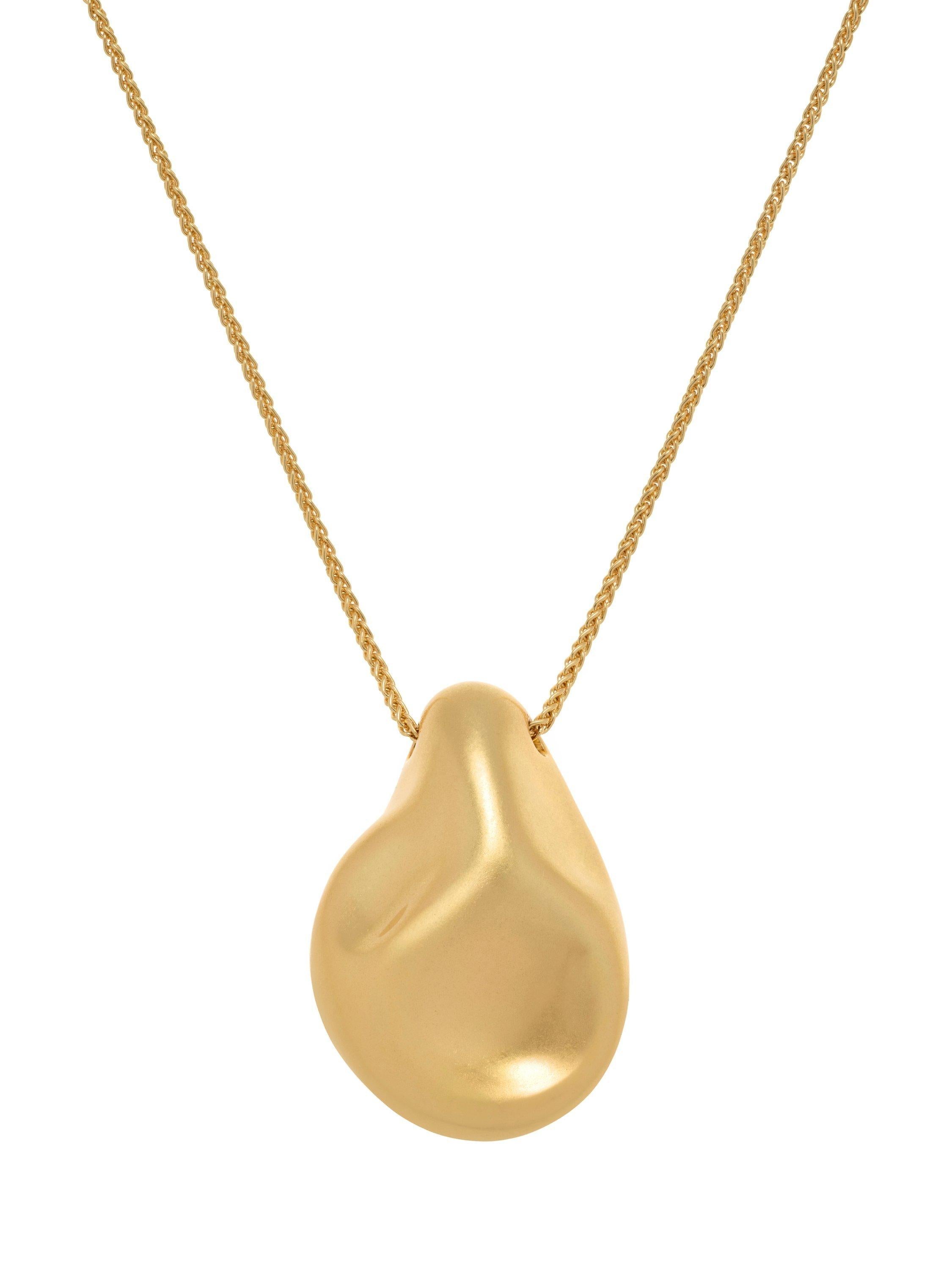 Reiss gold pendant necklace with adjustable chain (British brand)