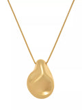 Reiss gold pendant necklace with adjustable chain (British brand)