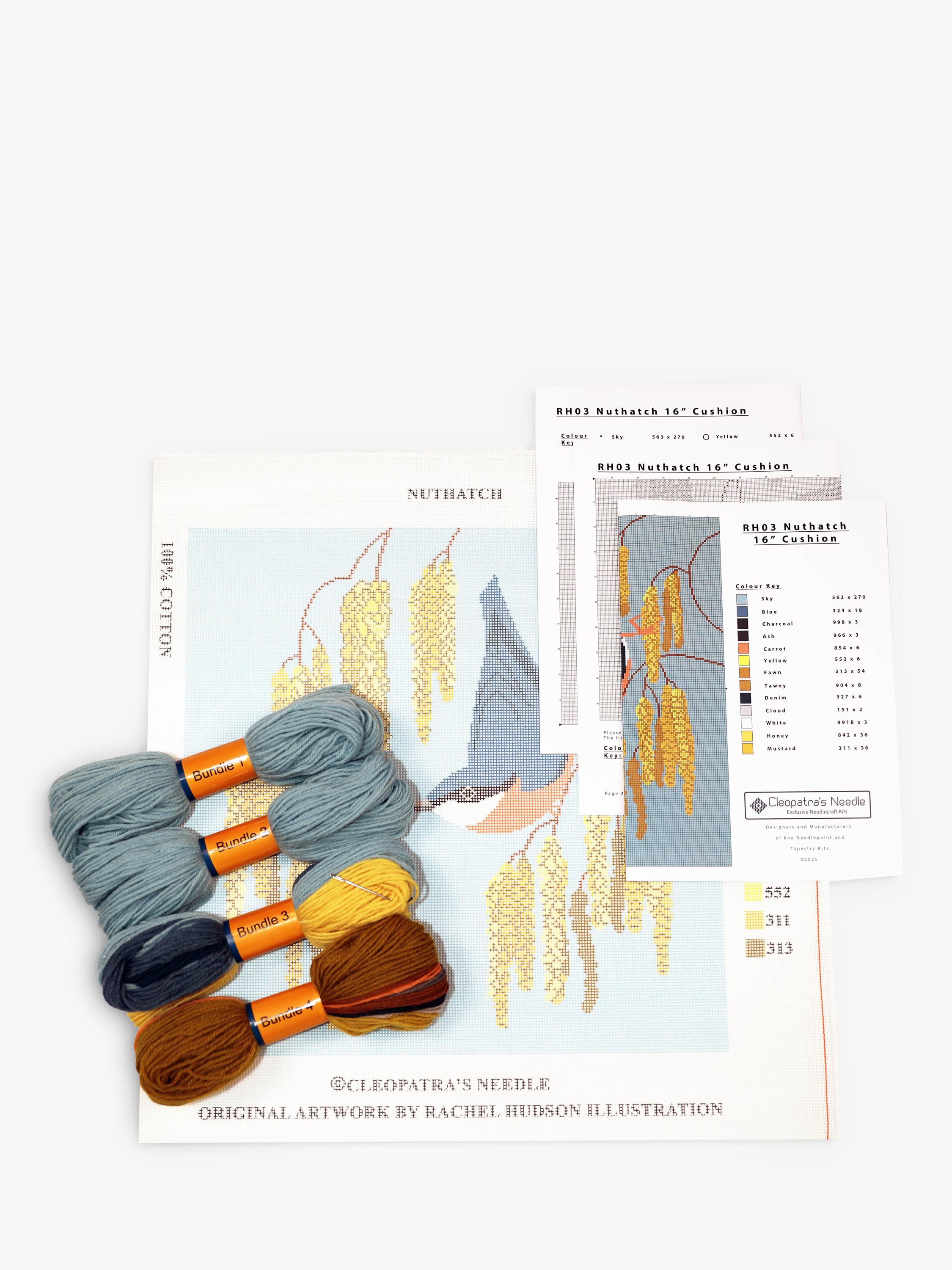 Cleopatra's Needle Nuthatch Tapestry Kit - British product
