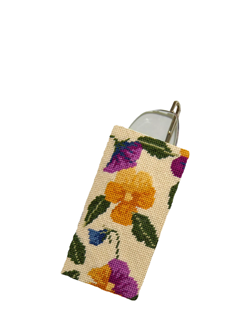 Cleopatra's Needle pansy garden tapestry kit 18x17cm, imported from the UK