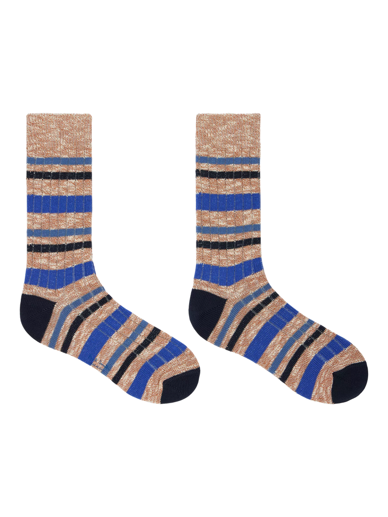 Paul Smith stripe cotton blend socks pack of 2, UK version