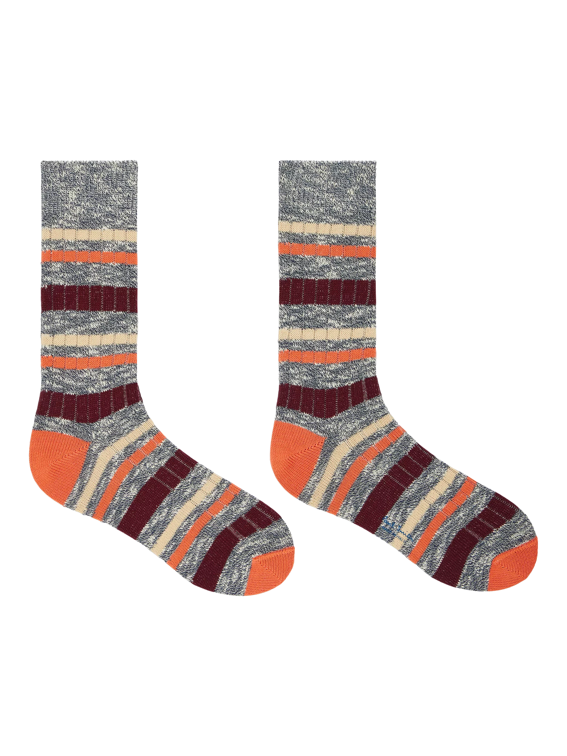 Paul Smith stripe cotton blend socks pack of 2, UK version