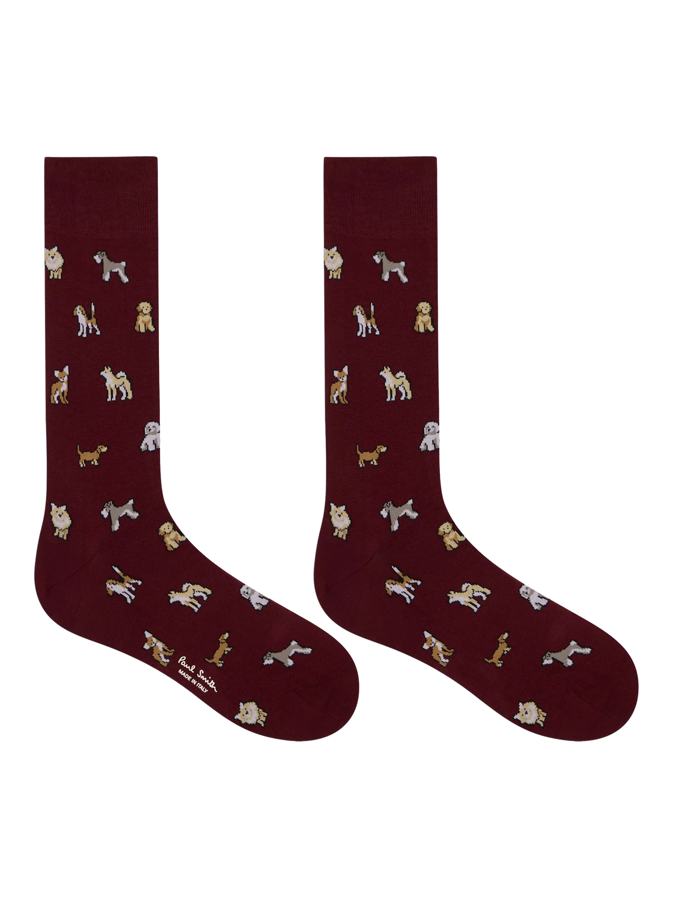 Paul Smith dog print socks pack of 2 (British brand)