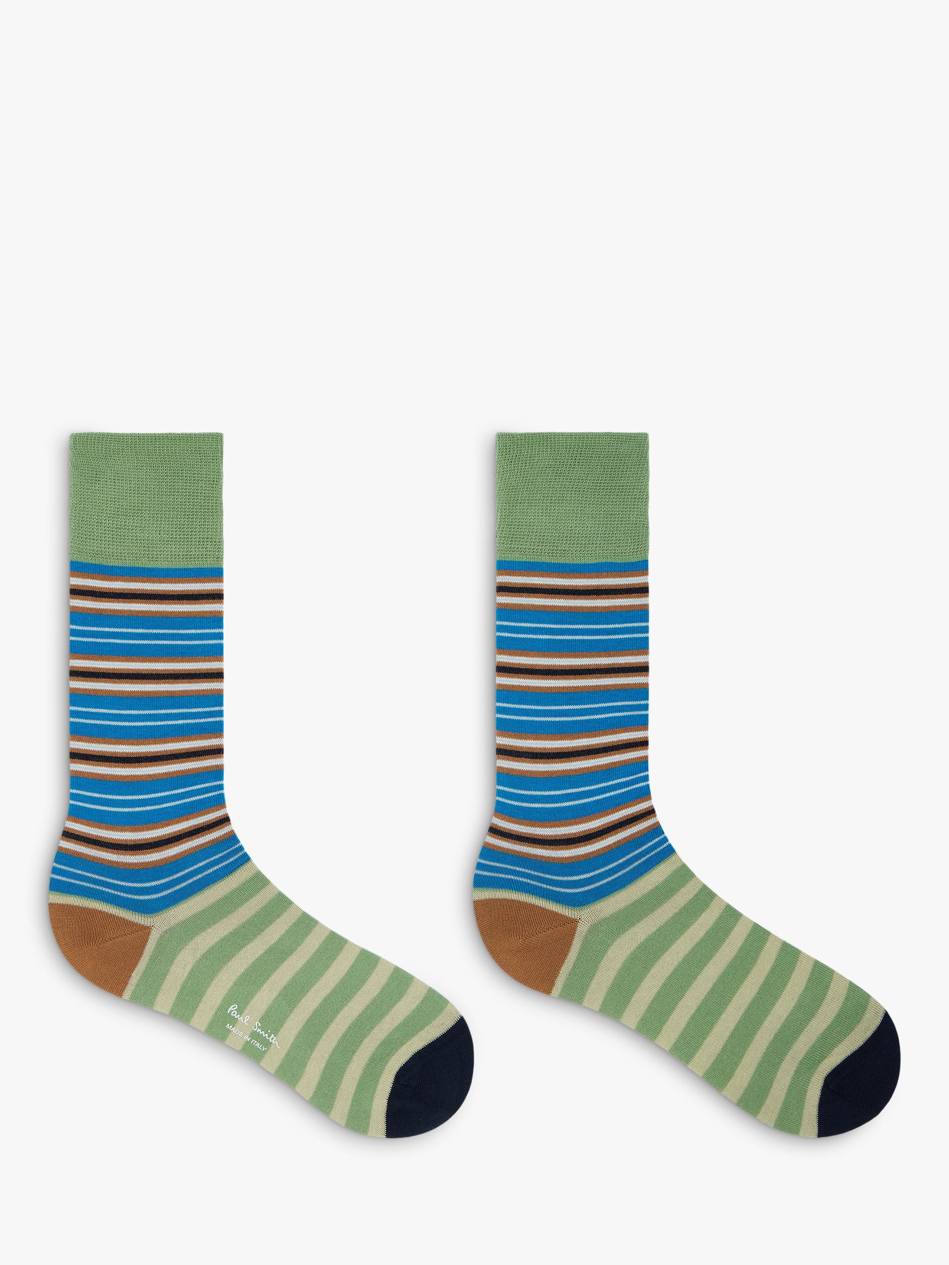 Paul Smith striped cotton blend socks pack of 2, UK version