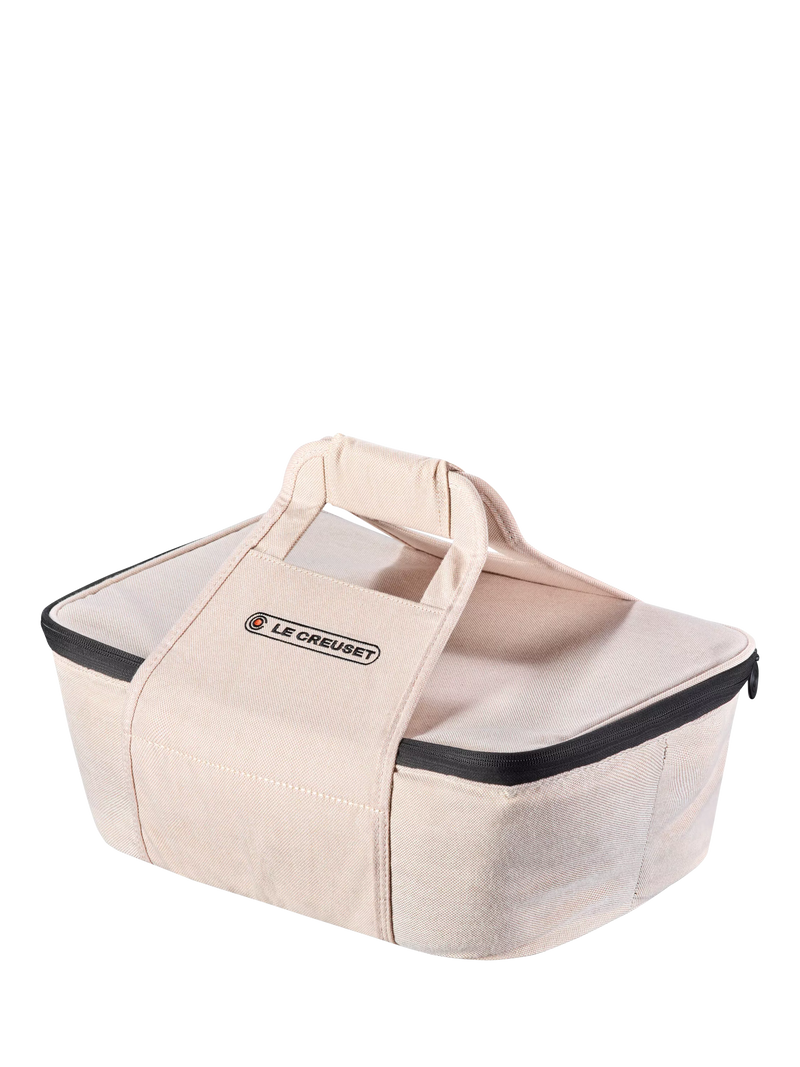 Le Creuset rectangular dish tote bag ecru UK version