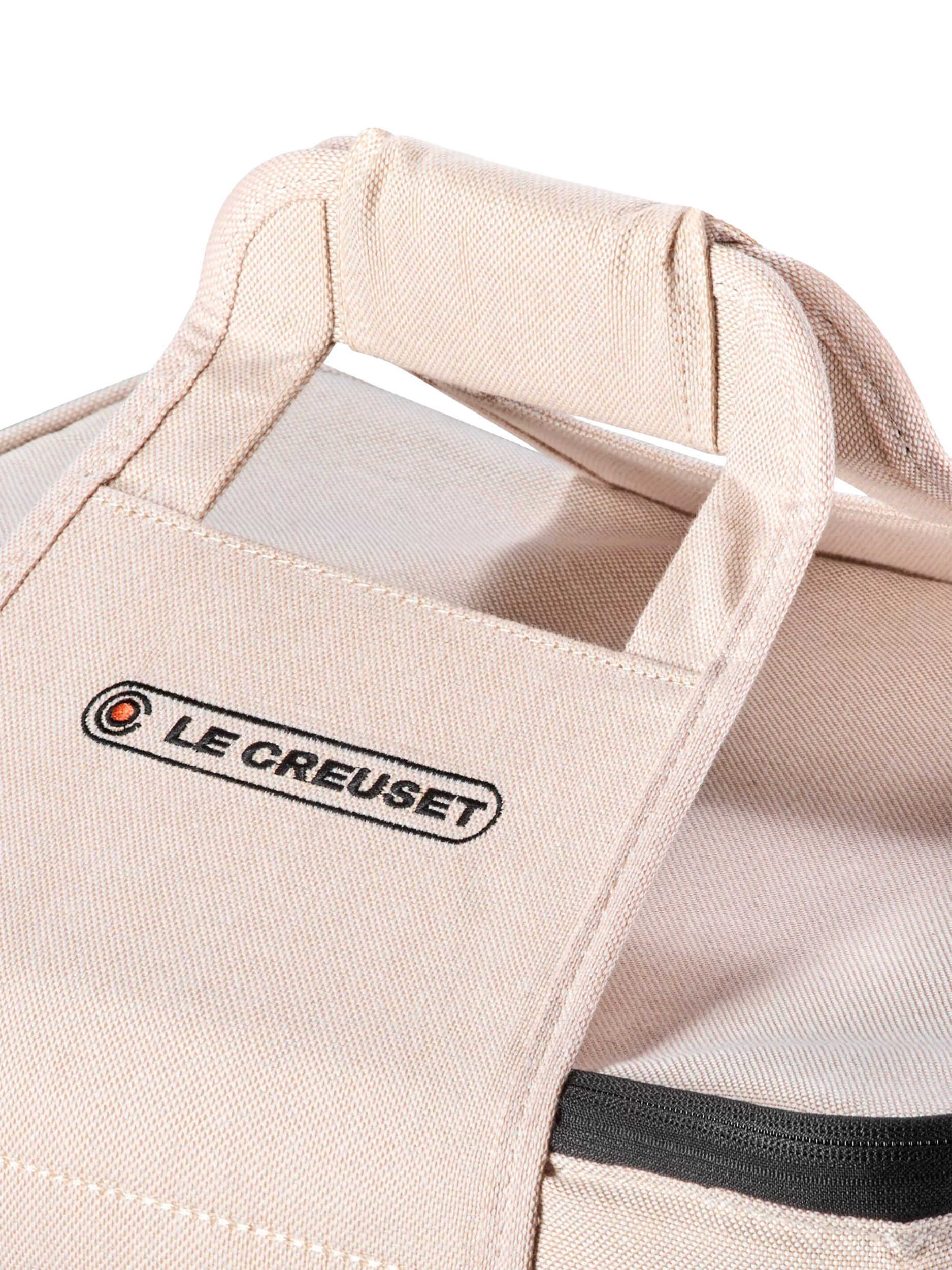 Le Creuset rectangular dish tote bag ecru UK version