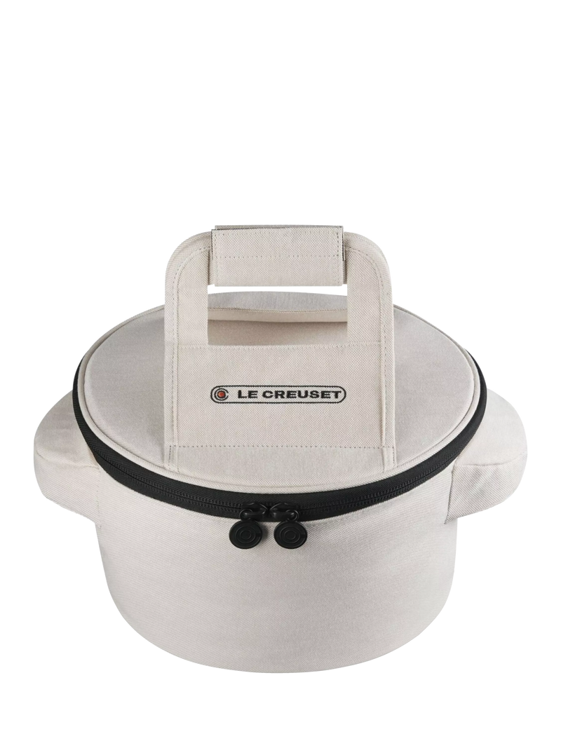 Le Creuset tote bag for round casseroles ecru (British brand)