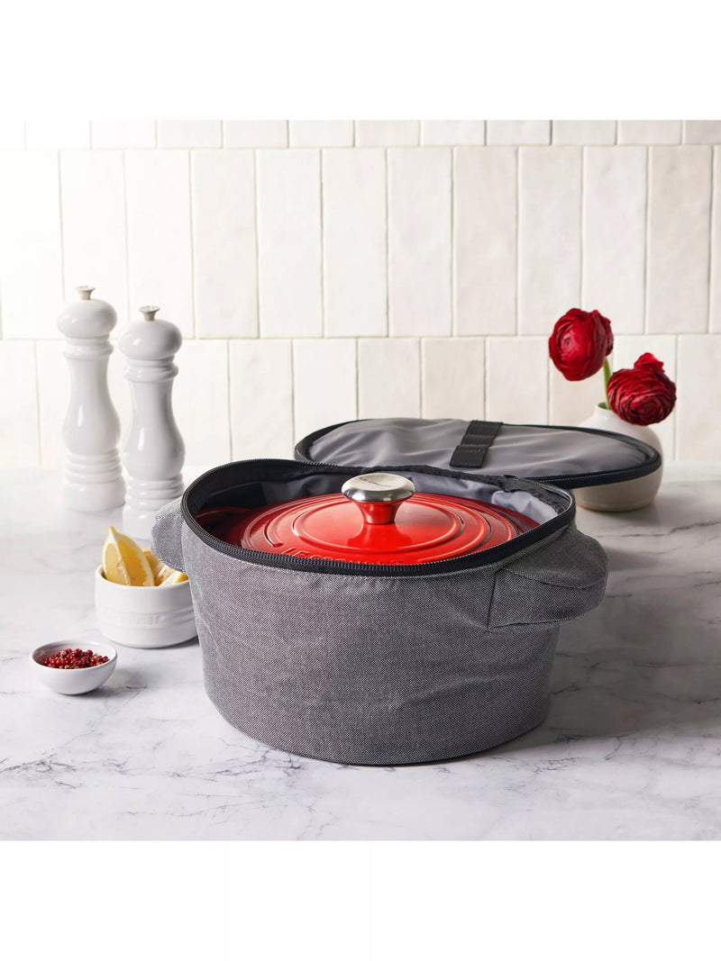 Le Creuset natural casserole tote bag for 24-26cm, imported from the UK