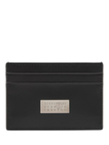 MM6 Maison Margiela black leather compact card holder, UK version