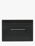 MM6 Maison Margiela black leather compact card holder, UK version