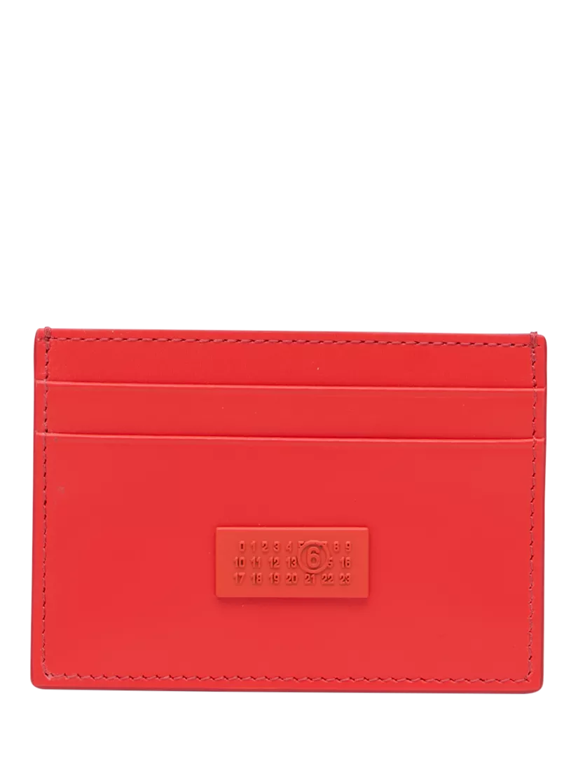 MM6 Maison Margiela Papaya card holder compact - British product