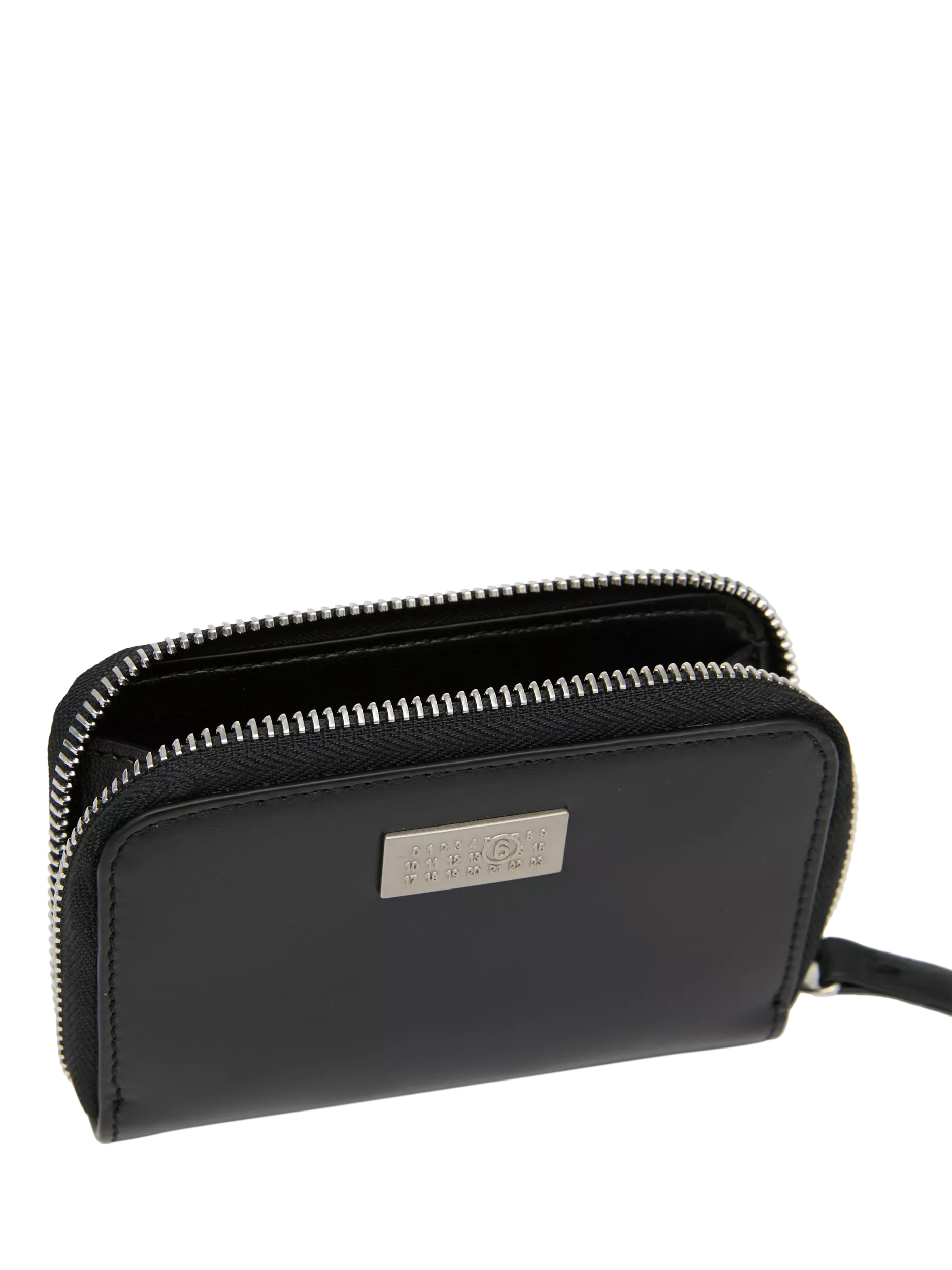MM6 Maison Margiela leather zip wallet black, UK version