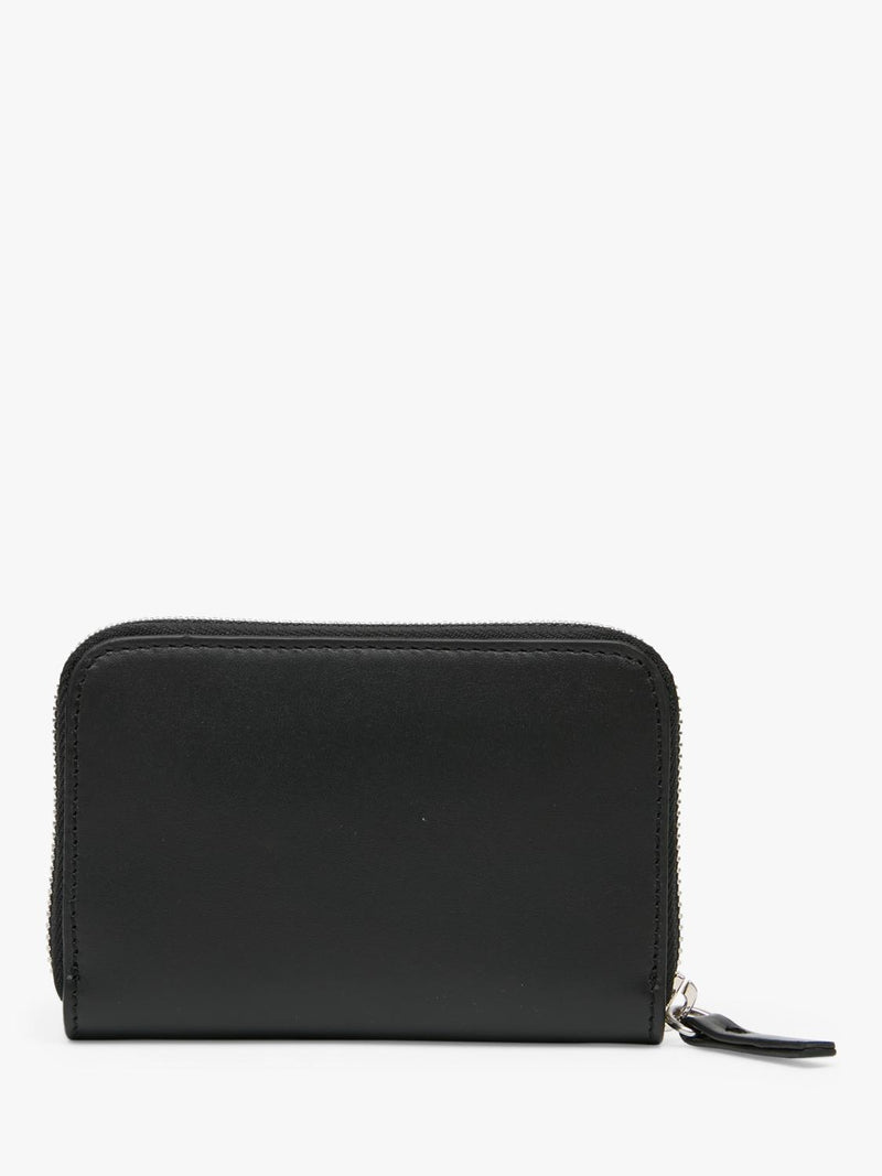MM6 Maison Margiela leather zip wallet black, UK version
