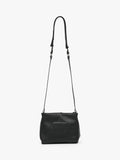 MM6 Maison Margiela black folded leather shoulder bag - British product