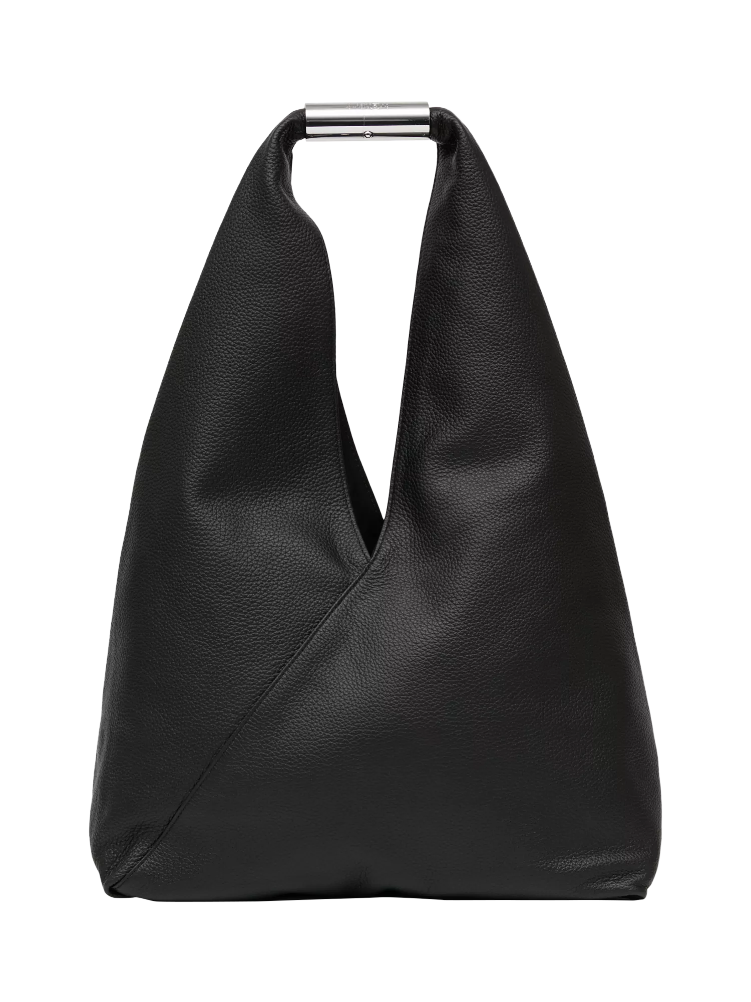 MM6 Maison Margiela black leather shoulder bag with Japanese design - British product
