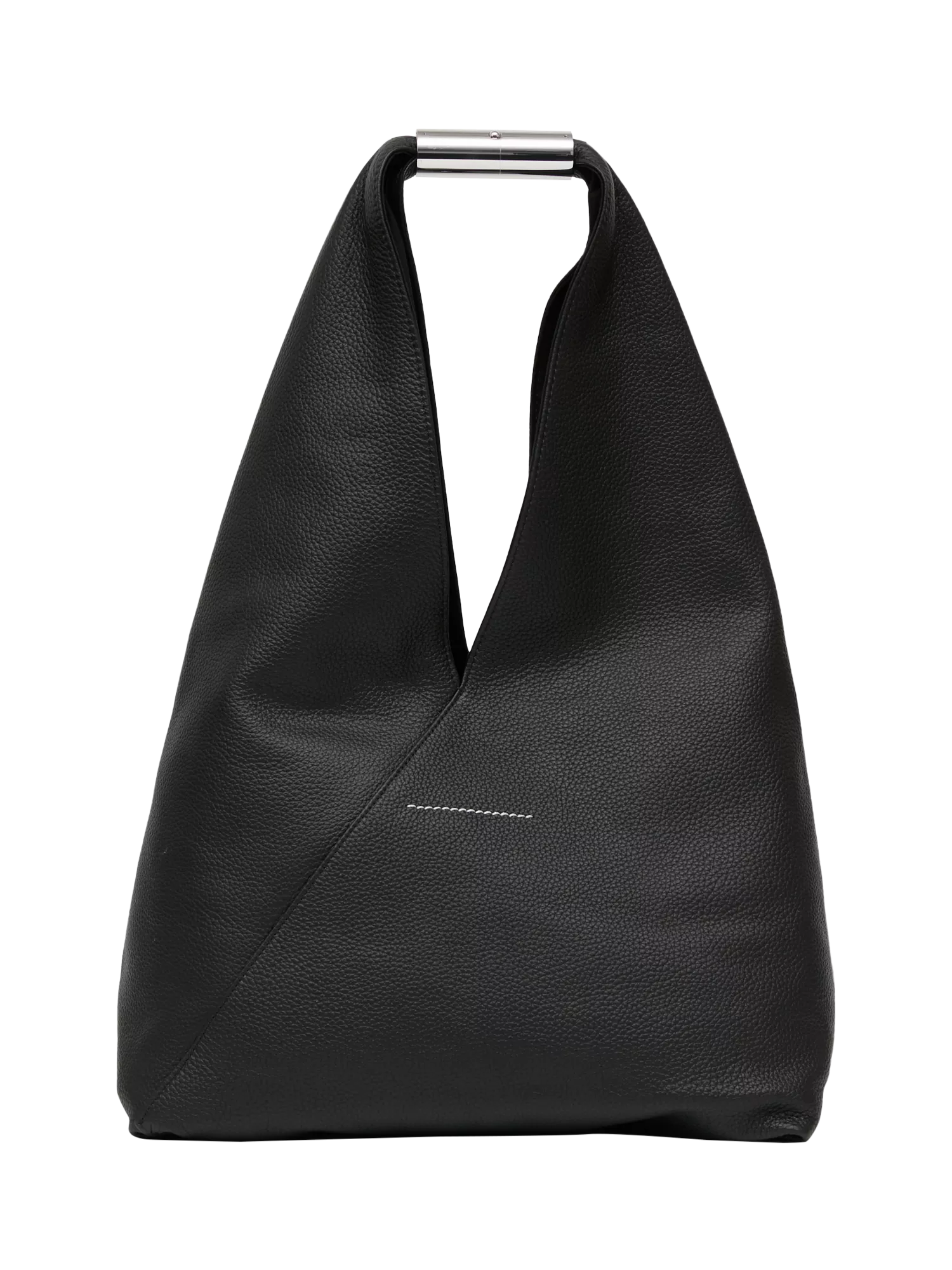 MM6 Maison Margiela black leather shoulder bag with Japanese design - British product