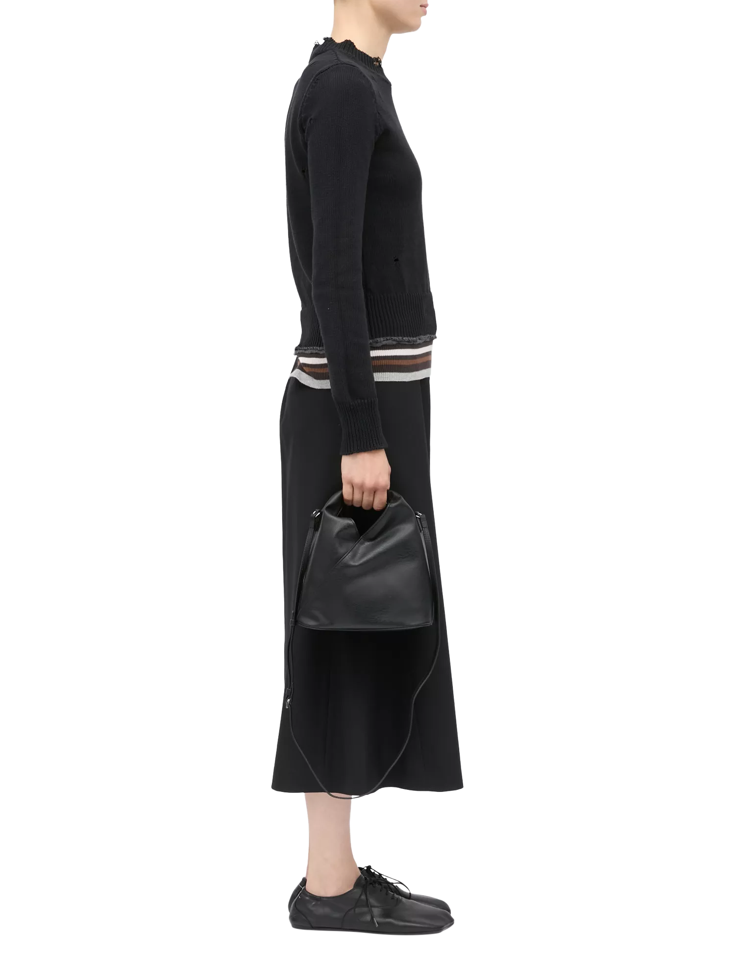 MM6 Maison Margiela Japanese crossbody bag in black, UK version