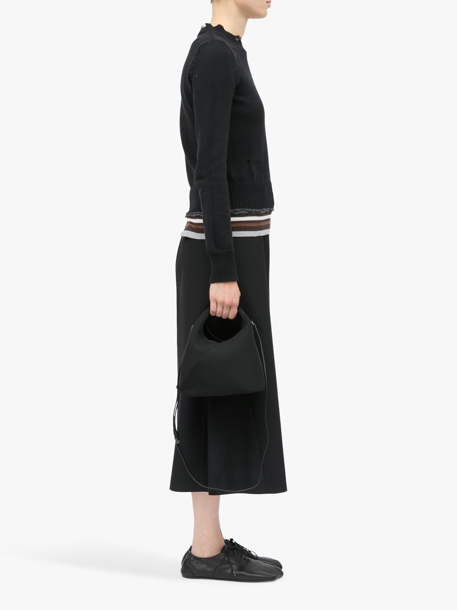 MM6 Maison Margiela black mesh crossbody bag, UK version