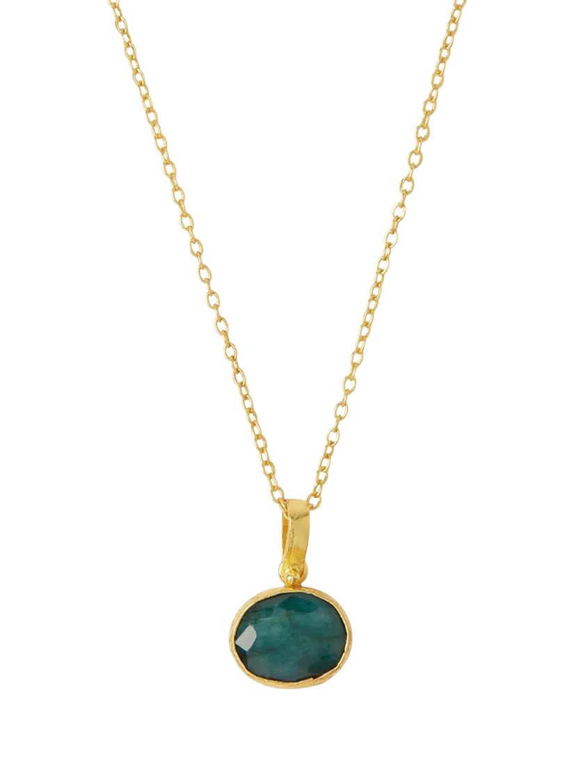 Ottoman Hands Siena Semi Precious Pendant Necklace