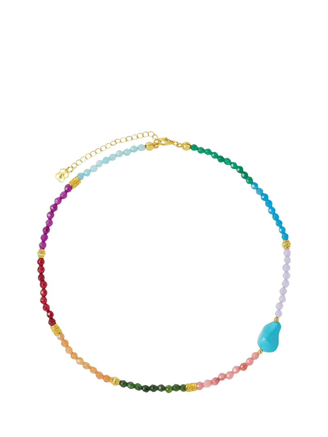 Ottoman Hands Felice beaded necklace 50cm, imported from the UK