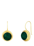 Ottoman Hands Noa Ruby Drop Earrings Gold
