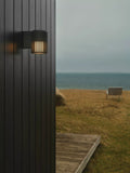 Nordlux Aludra ribbed wall light anthracite, UK version