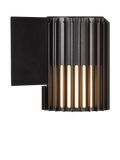 Nordlux Aludra ribbed outdoor wall light (British brand)