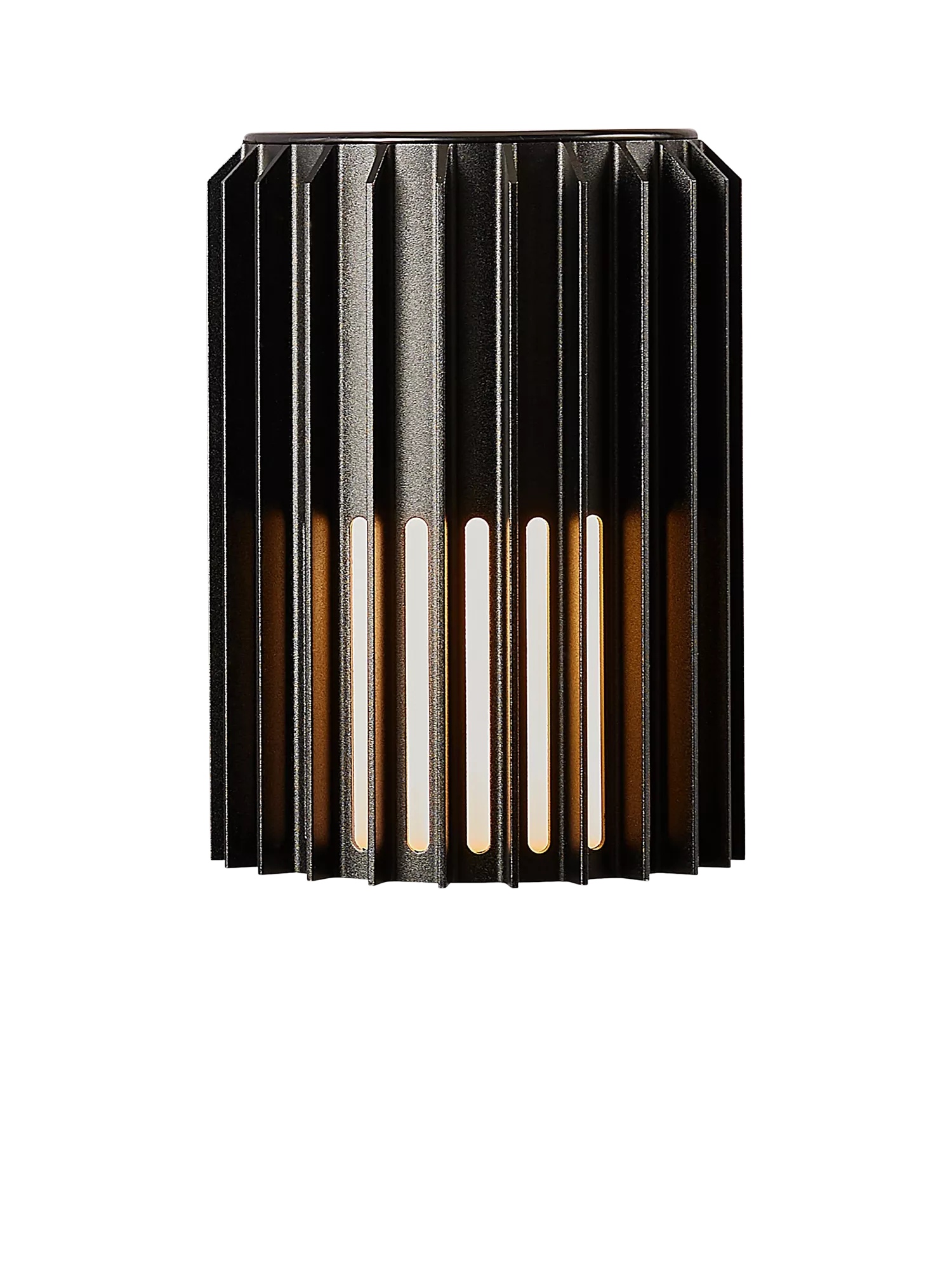 Nordlux Aludra ribbed outdoor wall light (British brand)