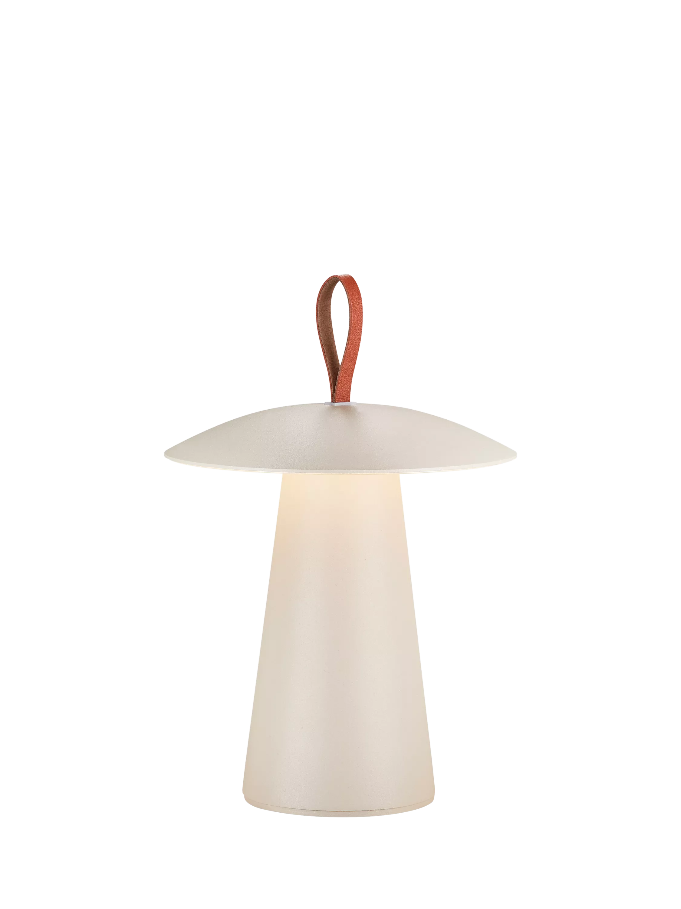 Nordlux Ara To-Go portable rechargeable outdoor table lamp sand, imported from the UK