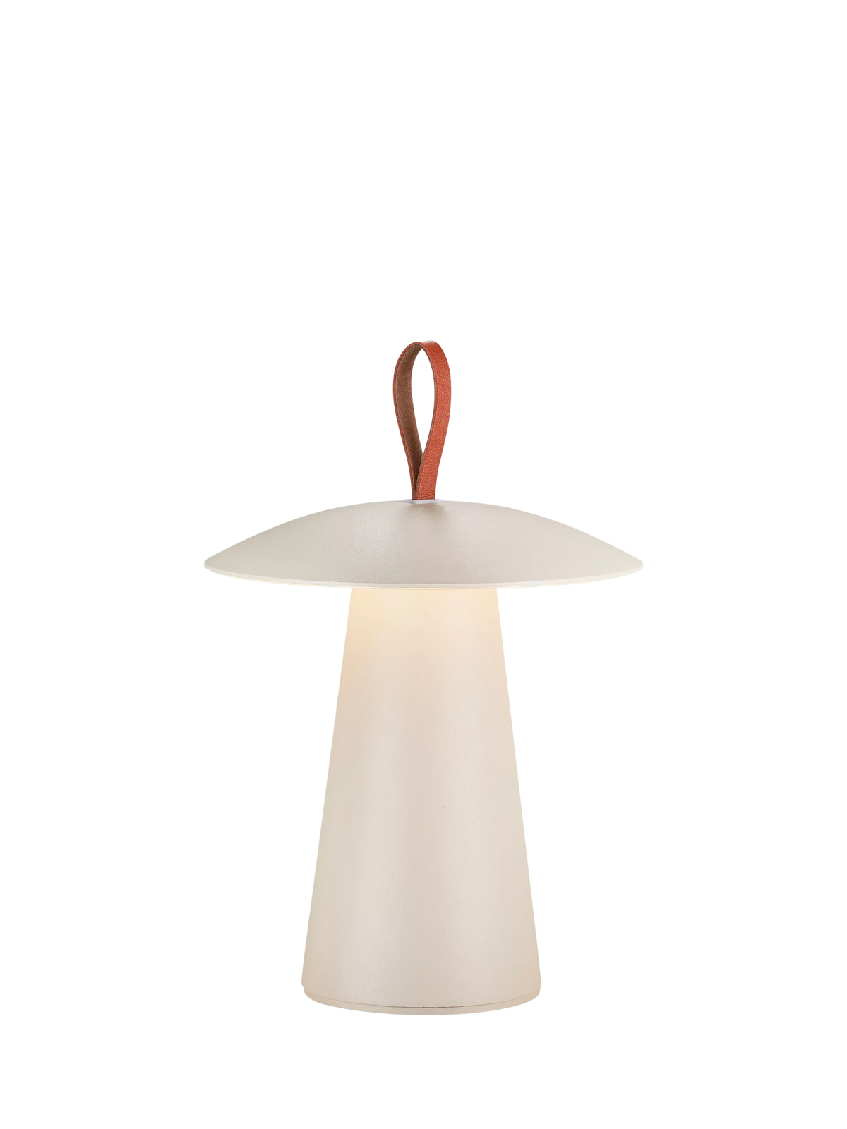 Nordlux Ara To-Go portable rechargeable outdoor table lamp sand, imported from the UK