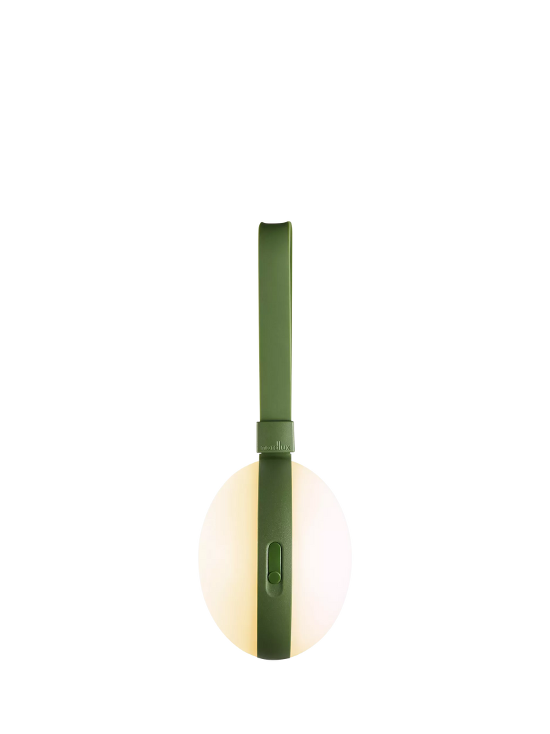 Nordlux portable rechargeable table lamp green 26cm, imported from the UK
