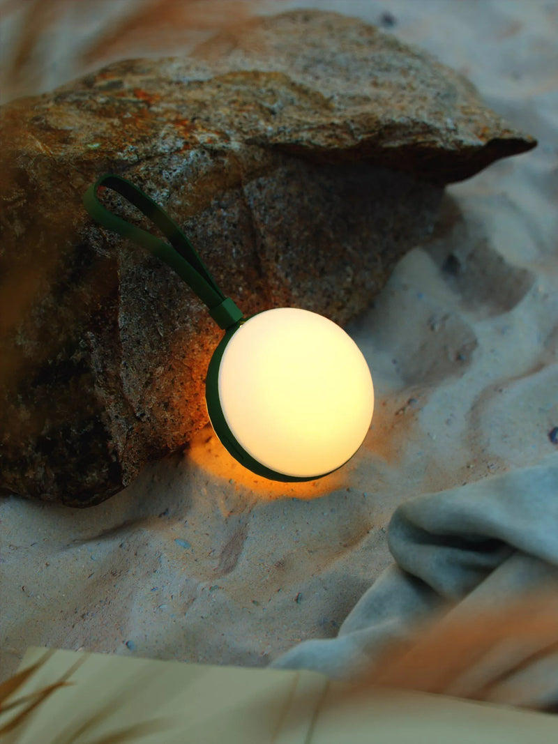 Nordlux portable rechargeable table lamp green 26cm, imported from the UK