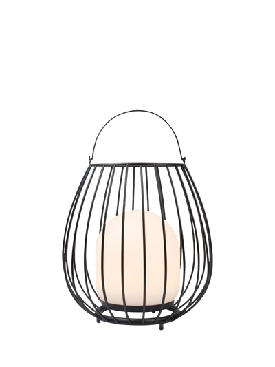 John Lewis Nordlux Jim To-Go Portable Rechargeable Outdoor Lantern, Black- Buy online at McGrocer